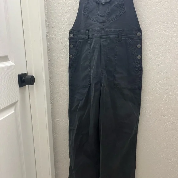 American Eagle Outfitters Black Denim Overalls - Picture 3 of 10